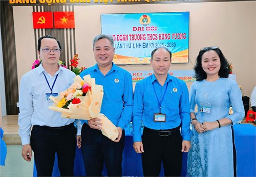 Đại hội Công đoàn cơ sở nhiệm kỳ 2025-2030 của trường THCS Hùng Vương